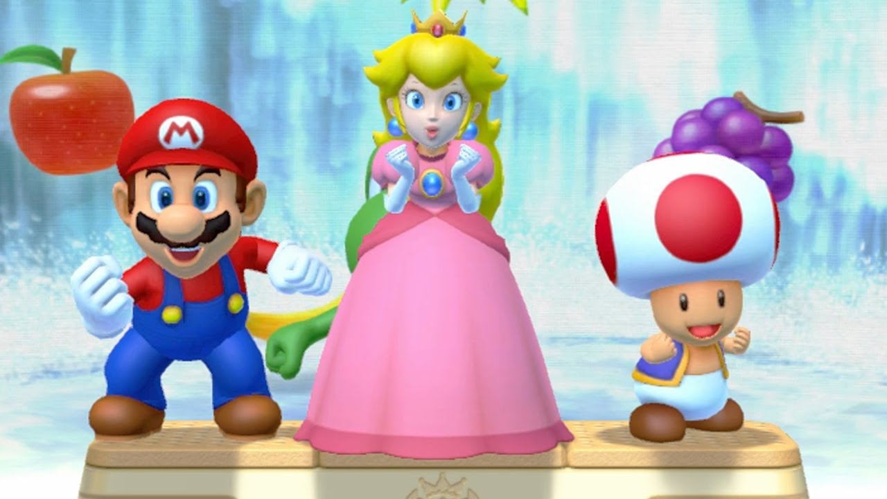 Mario Party 10 Coin Challenge #62 Mario Vs Peach Vs Toad Vs Yoshi