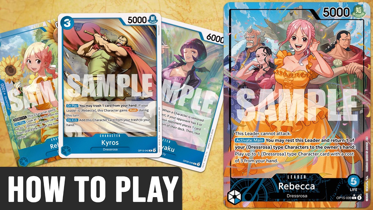 Как играть за синюю Ребекку &mdash; One Piece TCG