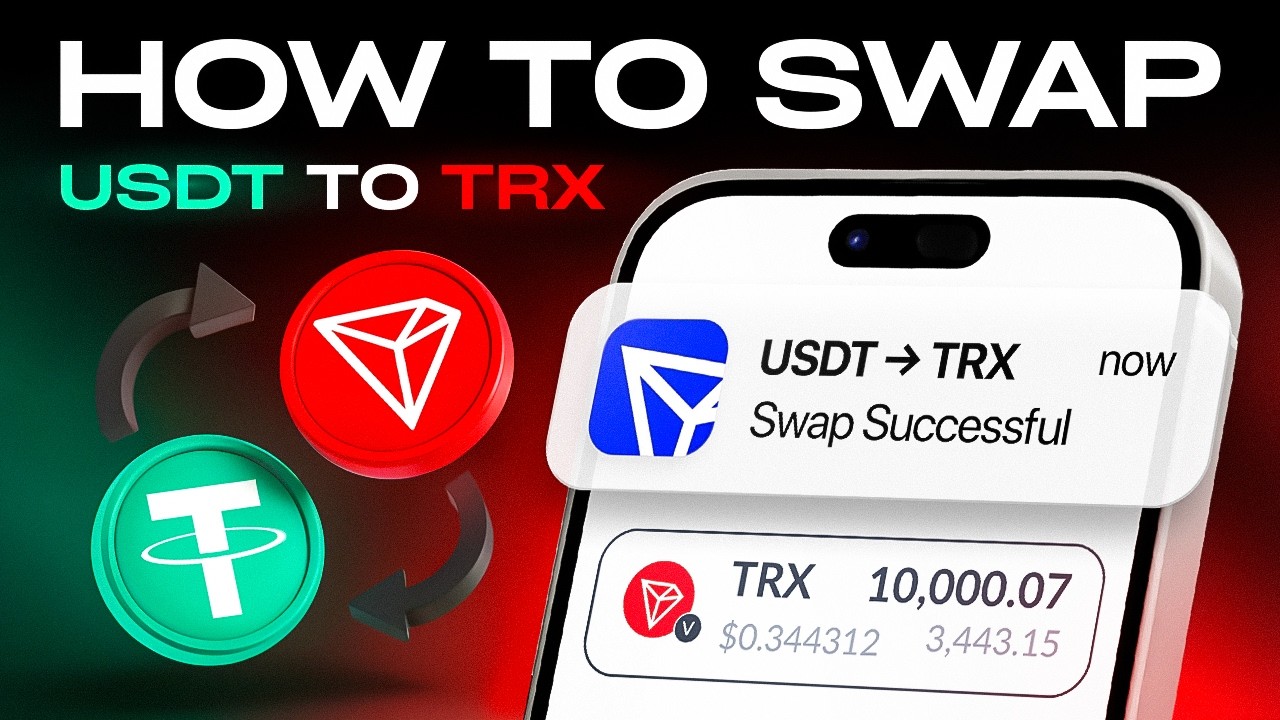 How to Swap USDT to TRX With Zero TRX (TronLink & Trust Wallet)