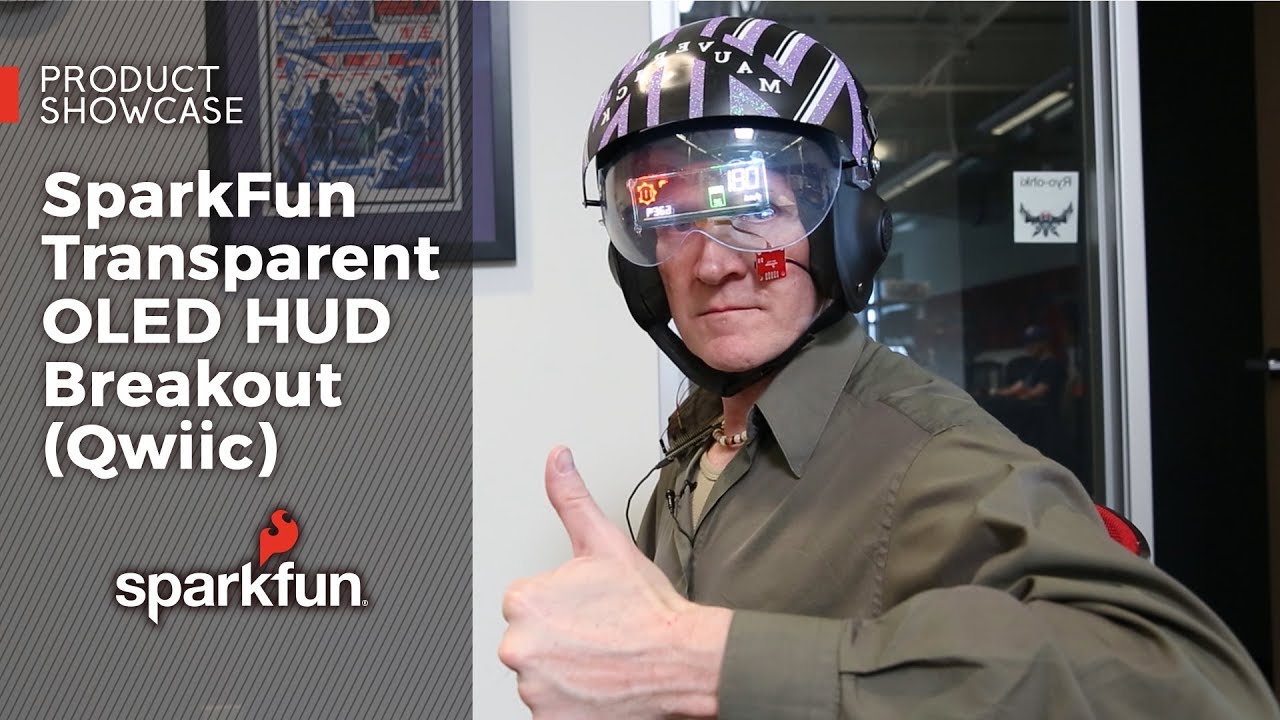 Product Showcase: SparkFun Transparent OLED HUD Breakout (Qwiic)