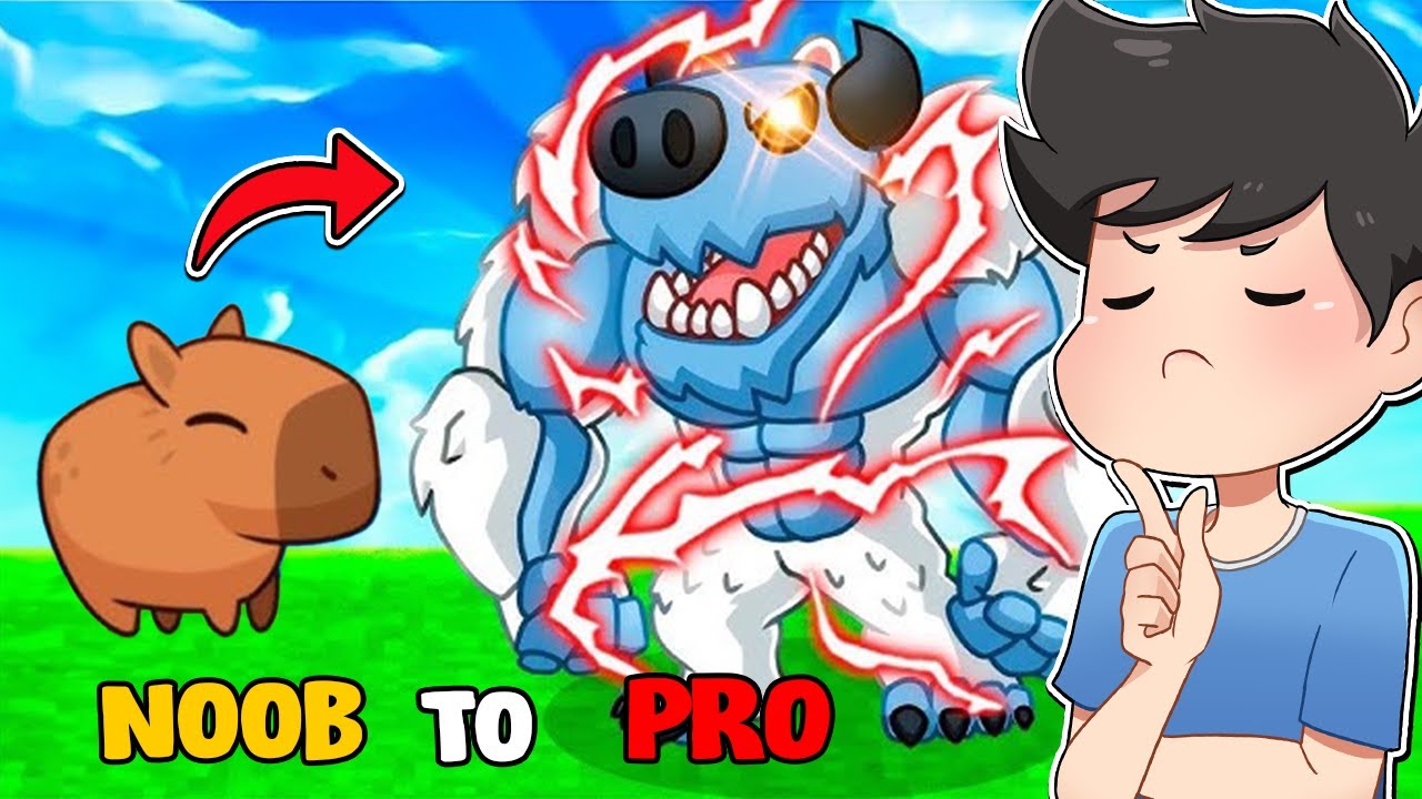NOOB CAPYBARA to PRO CAPYBARA | Roblox | Capybara Evolution