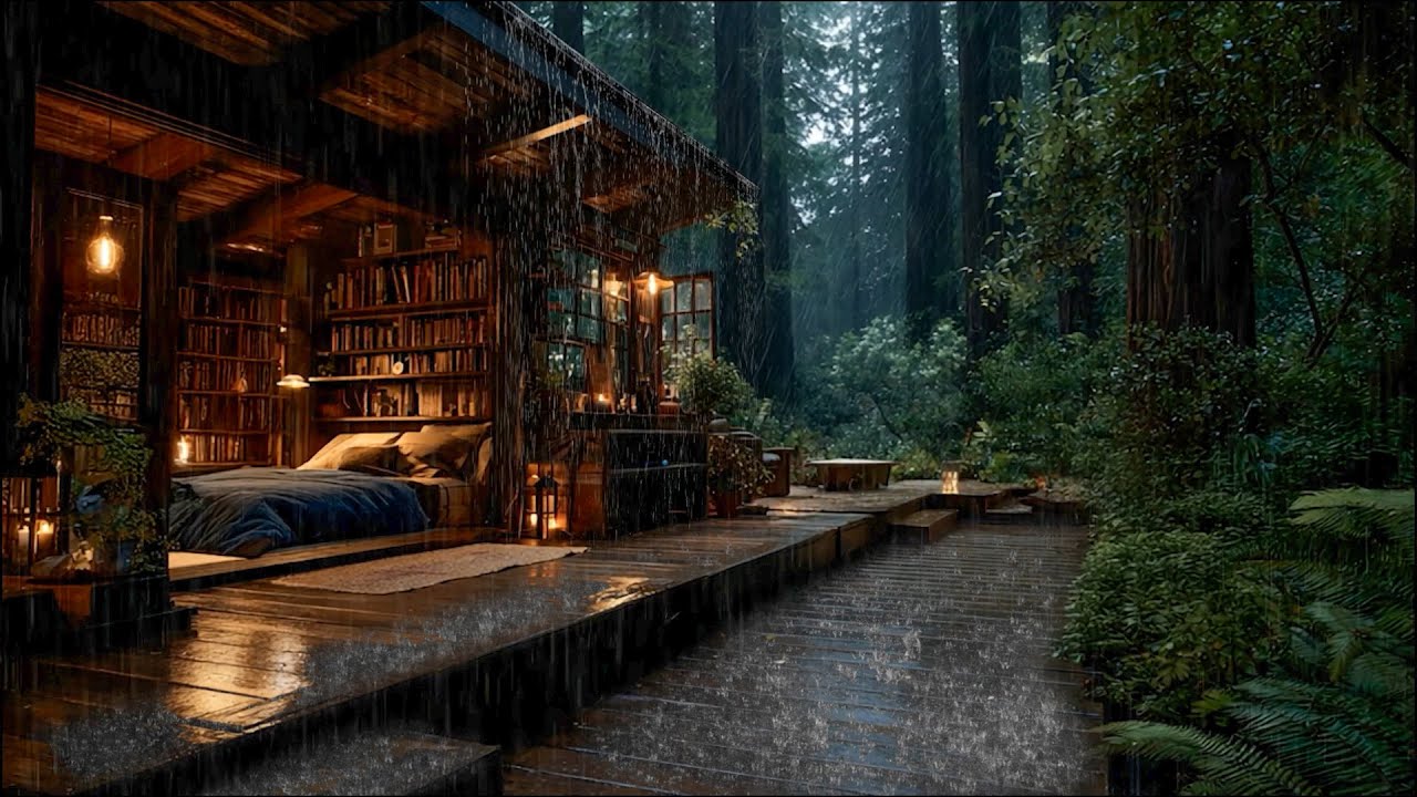 Calm Piano + Nature Sounds for Sleep Peacefully - Piano Music to Ease Racing Thoughts & Anxiety