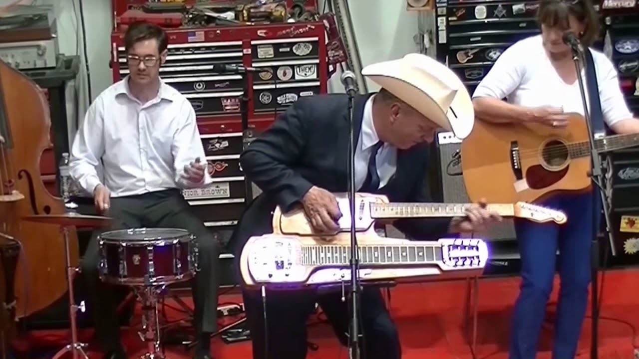 My Wife Thinks U R Dead - Junior Brown at Mercury Charlies New Hot Rod Shop