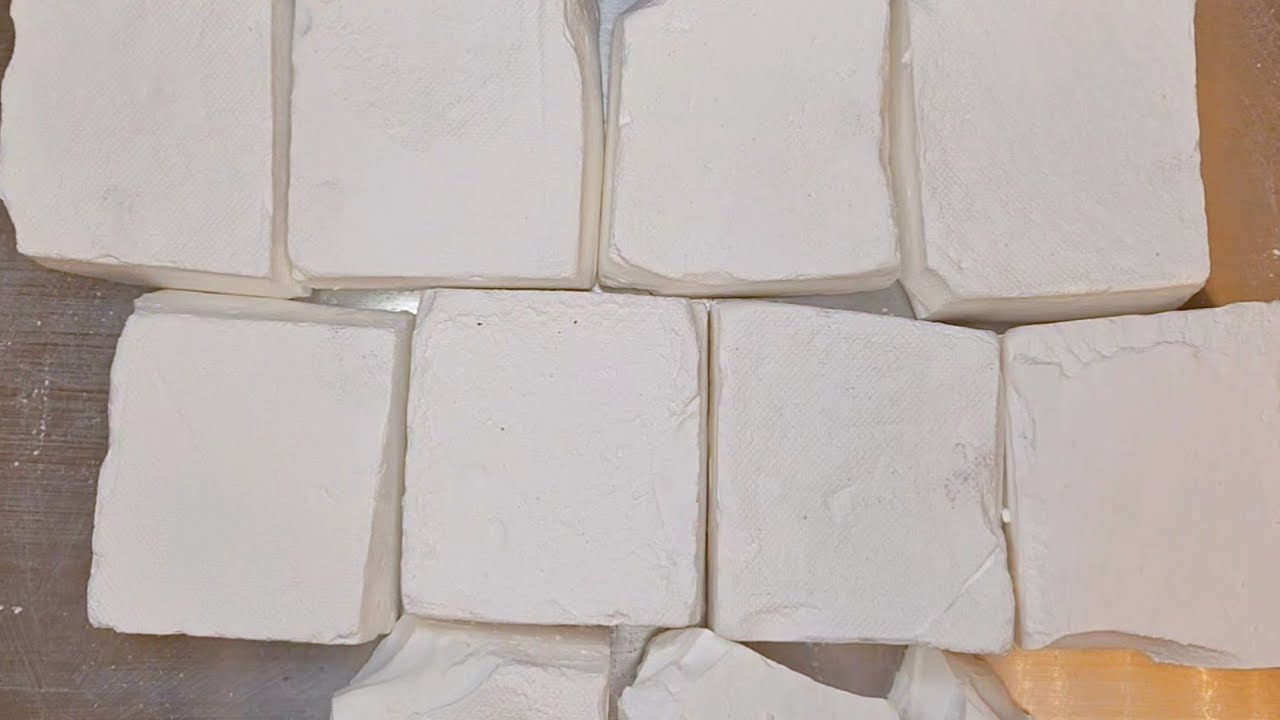 Glass Crisp JUMBO Unpolished Chalk, Cubes & Long Stick Compilation @CrushedAndCrumbled  #satisfying 