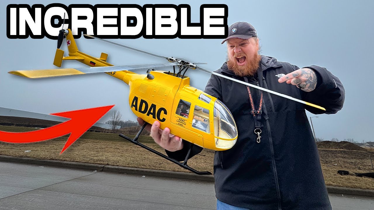 Flies BETTER Than a Drone! | Flywing BO-105 GPS RC Helicopter RTF Review