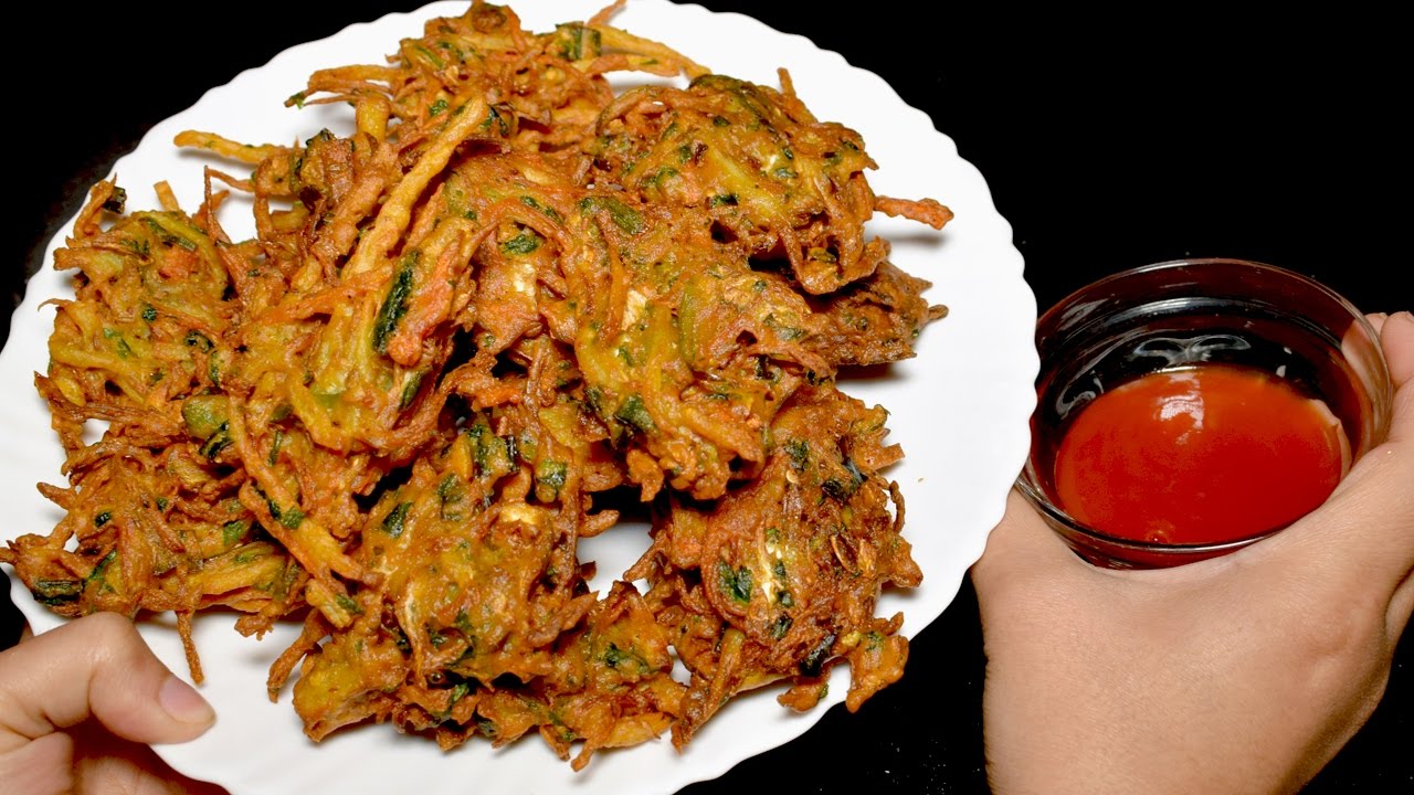 Chinese Pakora Recipe - Crispy Pakoda Recipe - How to make Crispy pakoray