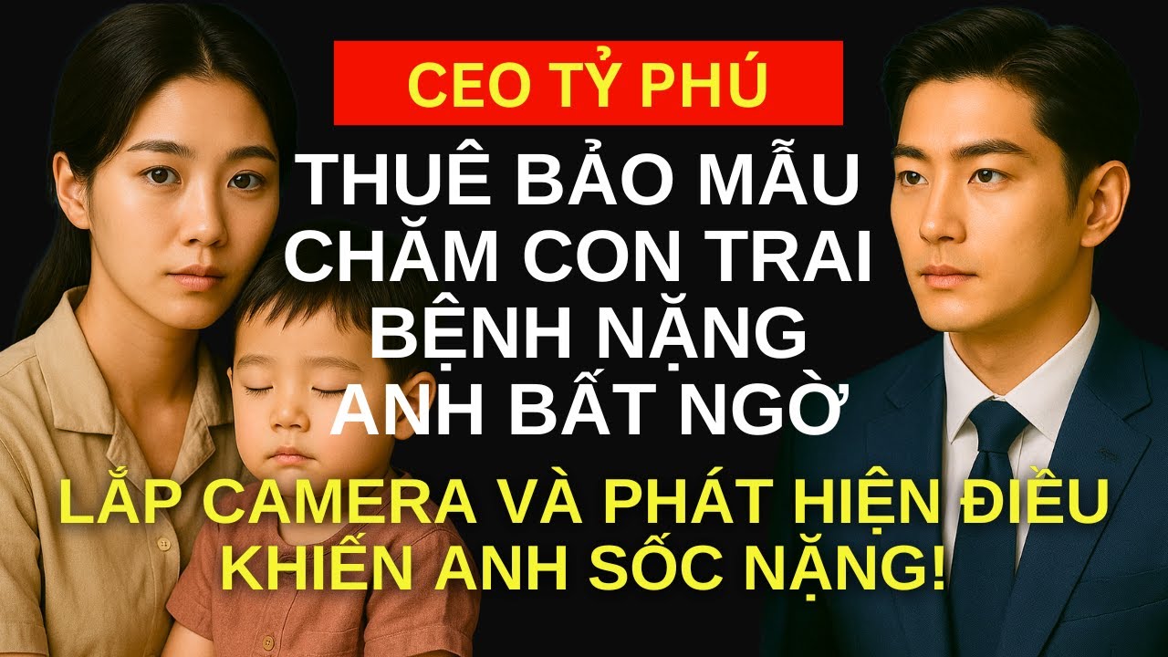 Tỷ Phú Thuê Bảo Mẫu Chăm Con Trai Bệnh Nặng, Lắp Camera Và Phát Hiện Điều Khiến Anh Sốc Nặng!