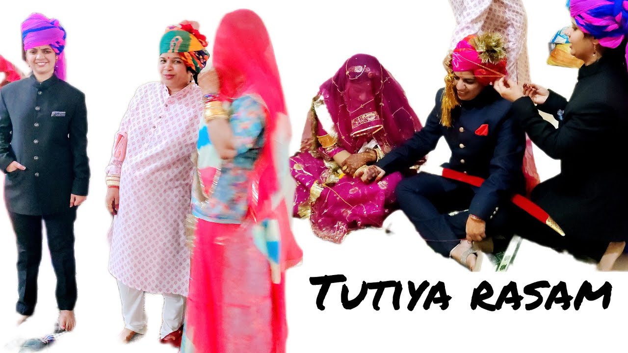 Tutiya rasam..banna ki saadi ✨💫 #rajputirasam #rasam #youtube #like #viralshort #video #funny #fun  