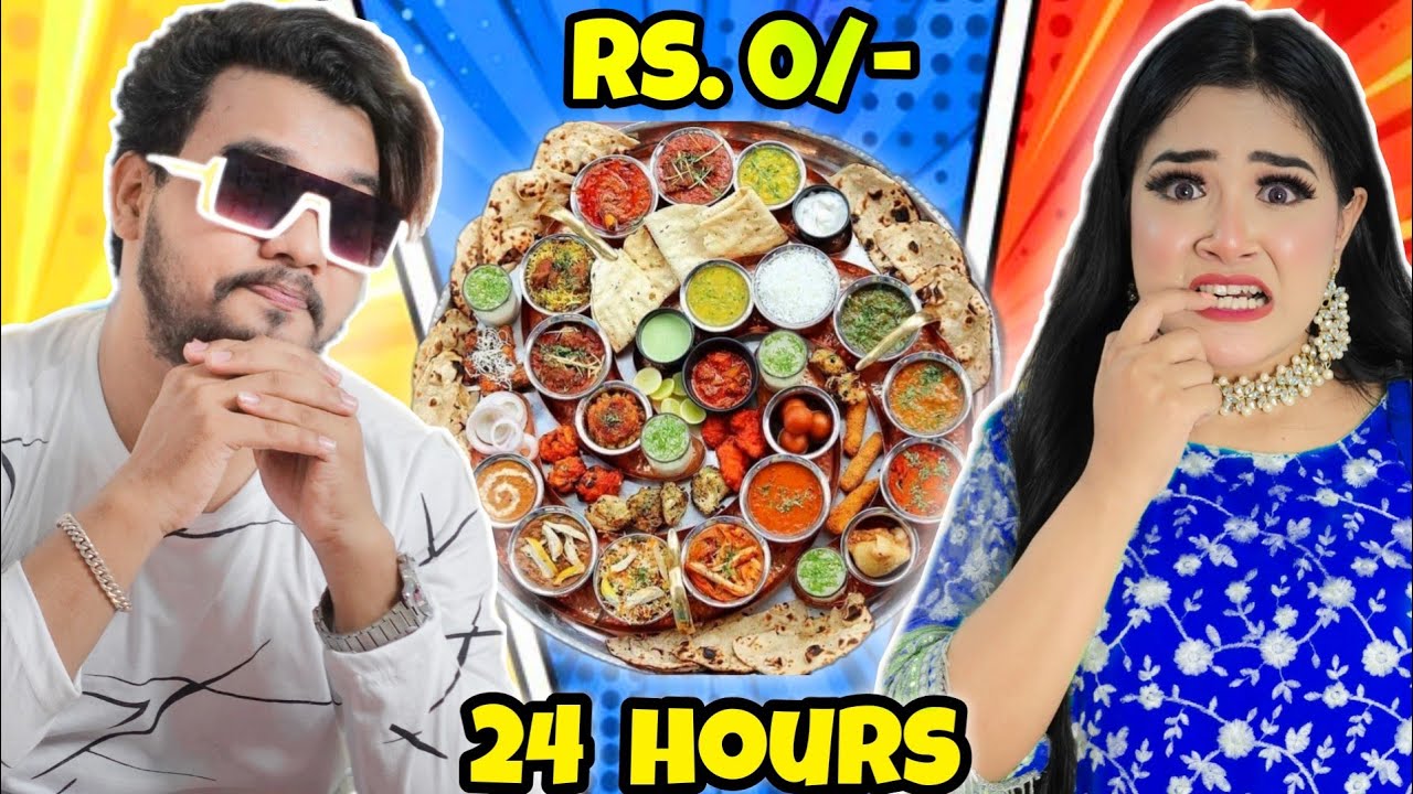 Living On *Rs 0* For 24 Hours! Gone *OMG* | Nilanjana Vs Situ
