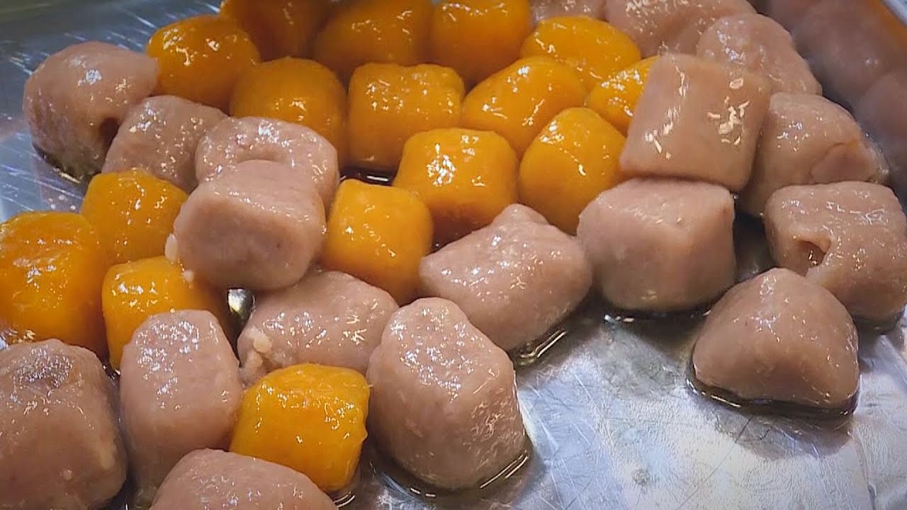 IG高人氣絕美豆花店 巨型芋圓豆花-台灣美食│Tofu Pudding with Taro Balls -Taiwanese Food