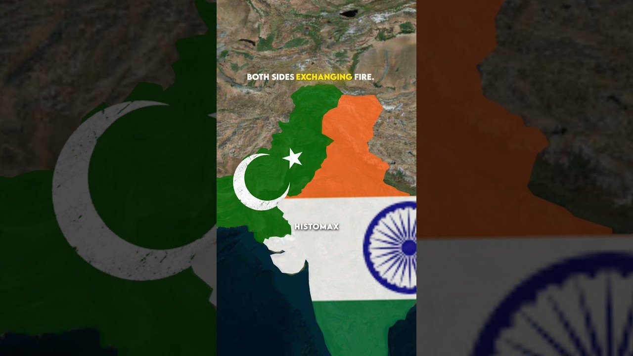India-Pakistan First War 1947-1949.#shorts #india #pakistan #wars #geography #countries #edit