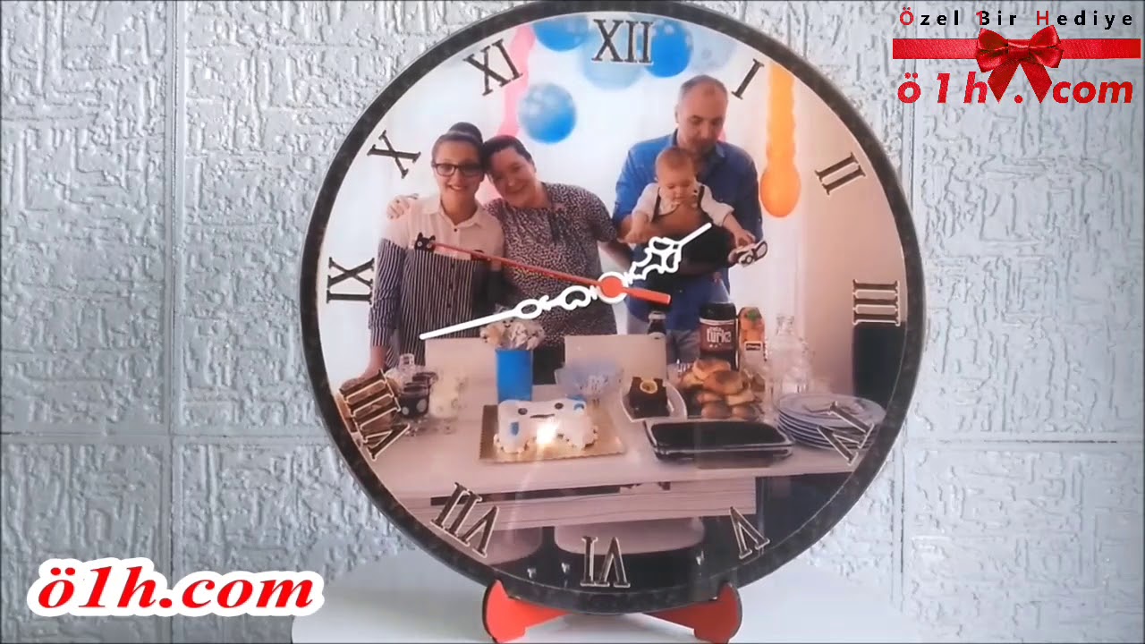 Kişiye &ouml;zel Resimli Duvar Saati