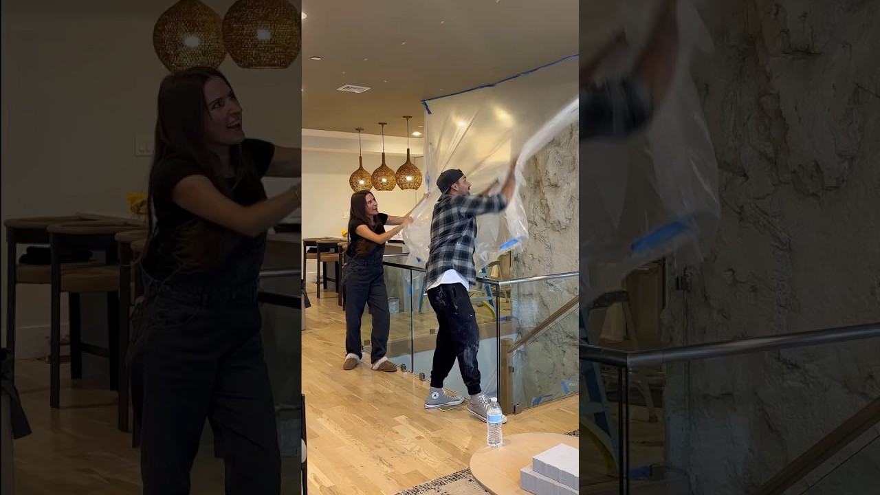 Rock Wall Installation: Final Reveal #homerenovation #homedecor