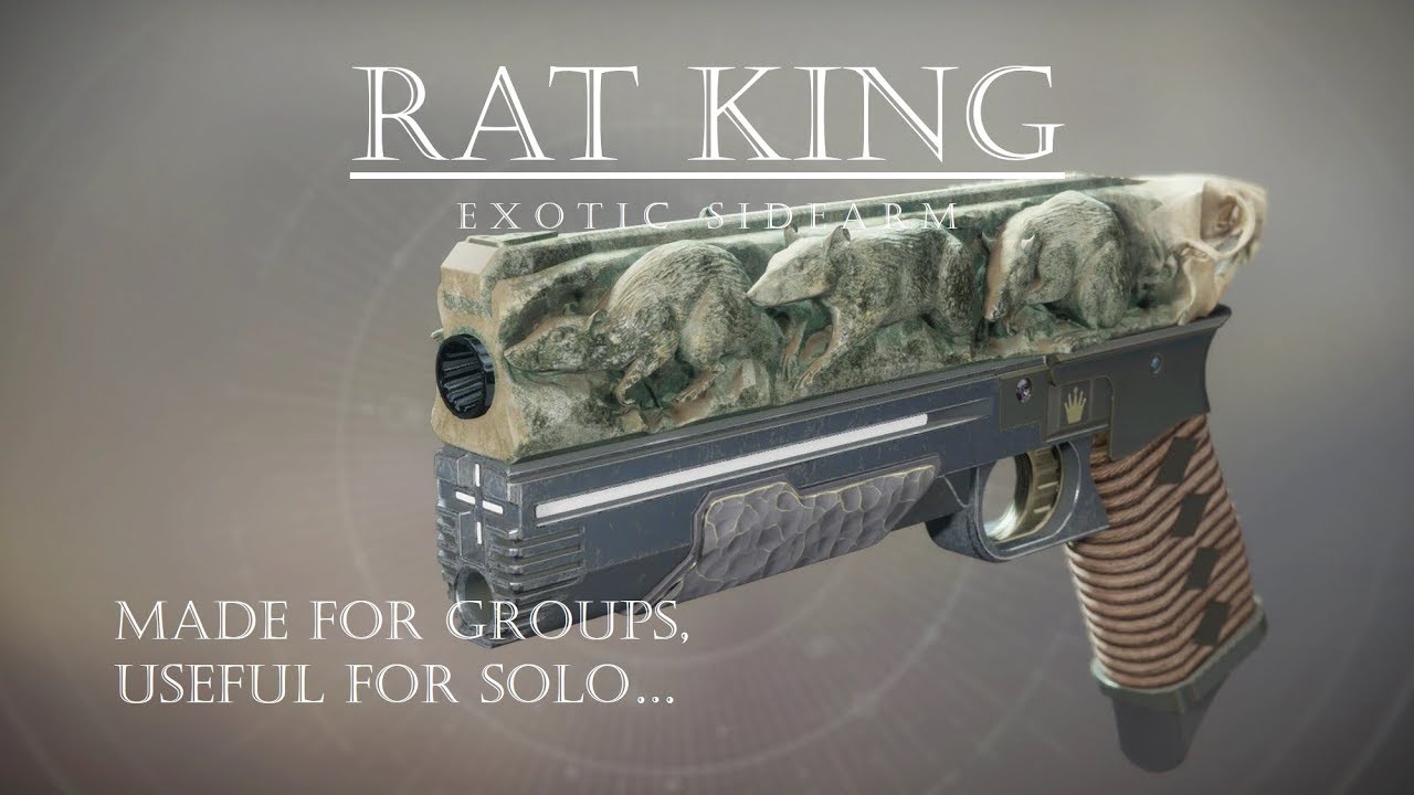 Destiny 2 - Rat King - Exotic Sidearm - PVP Gameplay Review