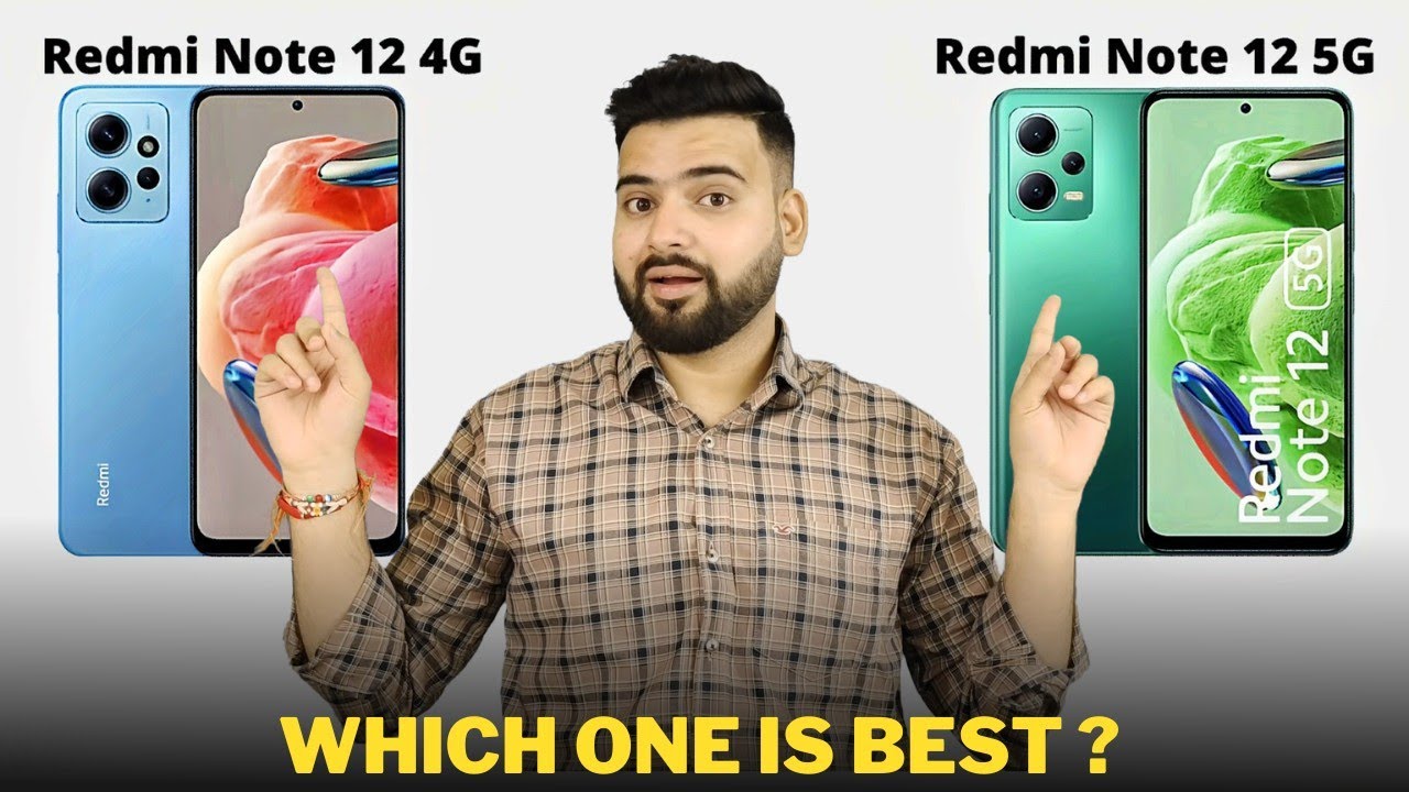 Redmi Note 12 4G vs Redmi Note 12 5G - Full Comparison | Should I invest for Redmi Note 12 4G ??🤔