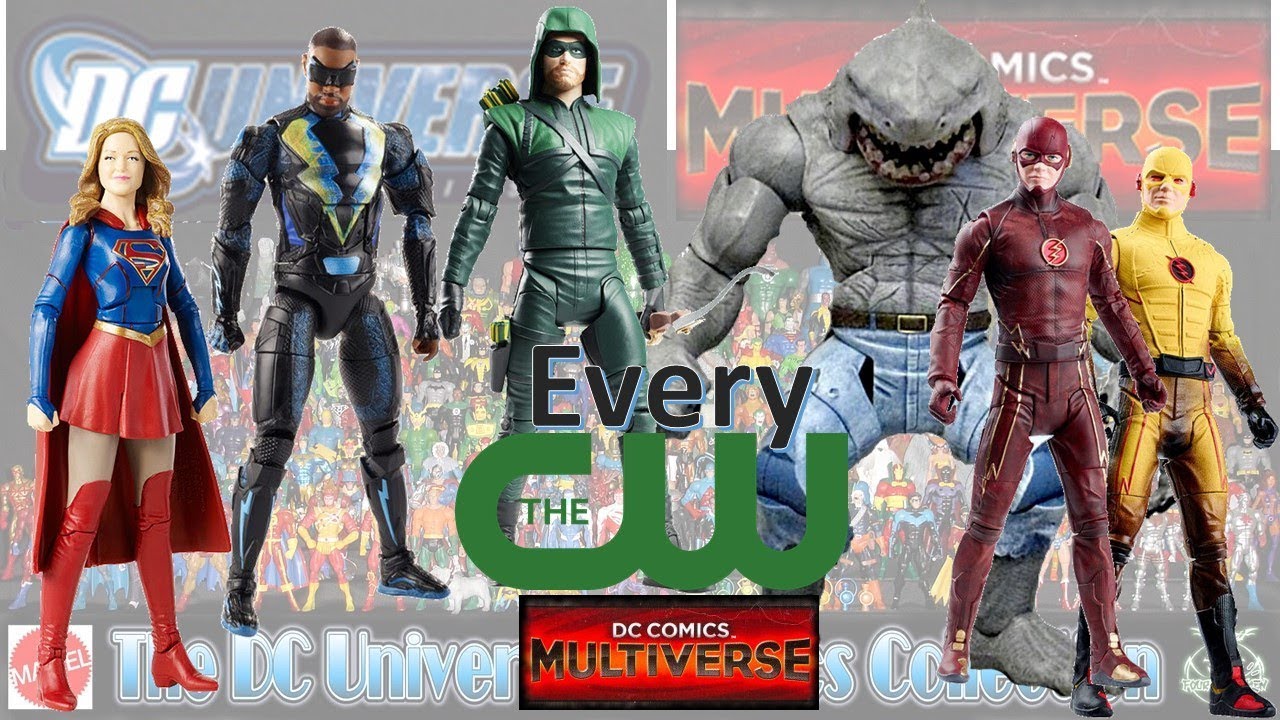 Every DC Universe DC Multiverse CW TV Series Action Figure Mattel Comparison List