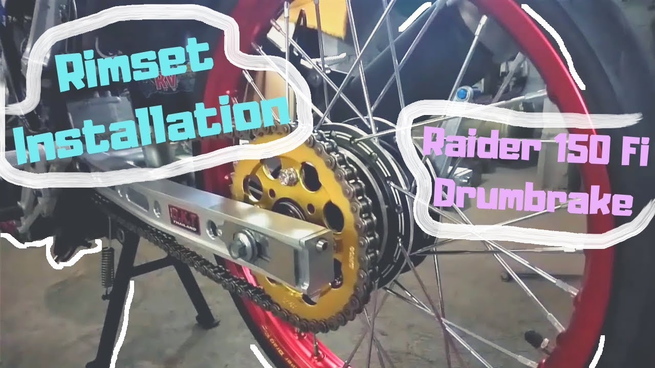 RIMSET Install (Drumbrake) | RAIDER 150 FI | Streetbike Project