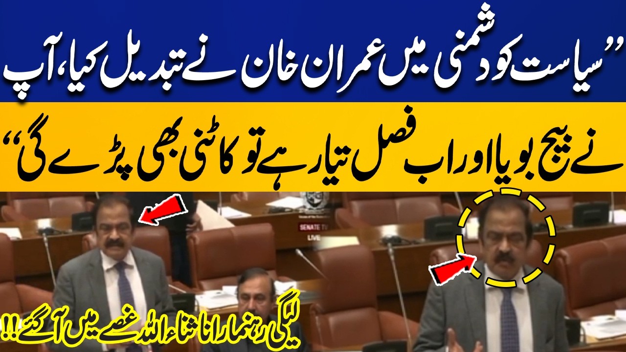 “Politics Turned into Hostility by Imran Khan!” Angry Rana Sanaullah Issues Warning | Capital TV