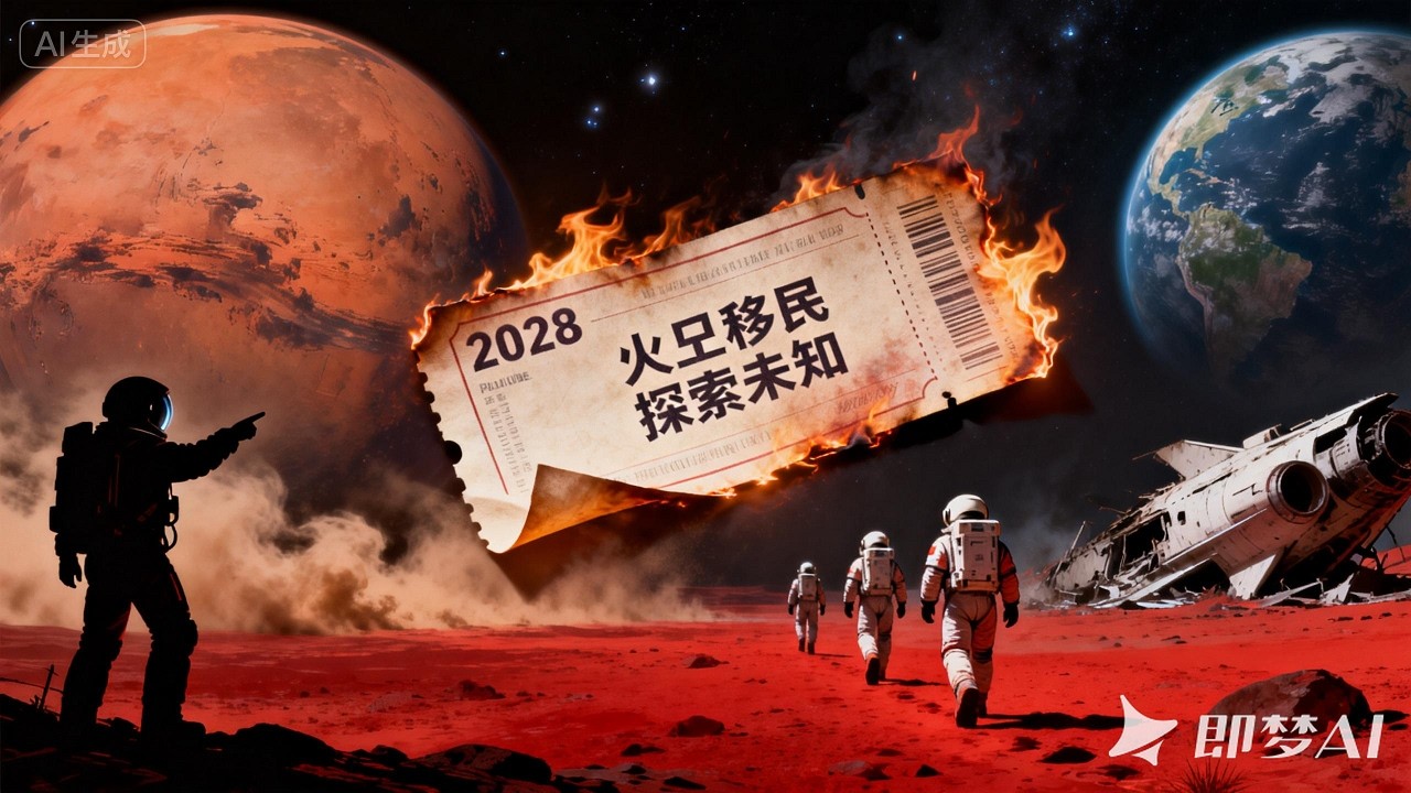 馬斯克火星移民單程票！第一批移民竟要永留紅色星球 存活率極低    #馬斯克#火星移民 #星艦 #SPACEX #跨星際 #火星單程票 #2028 登火星