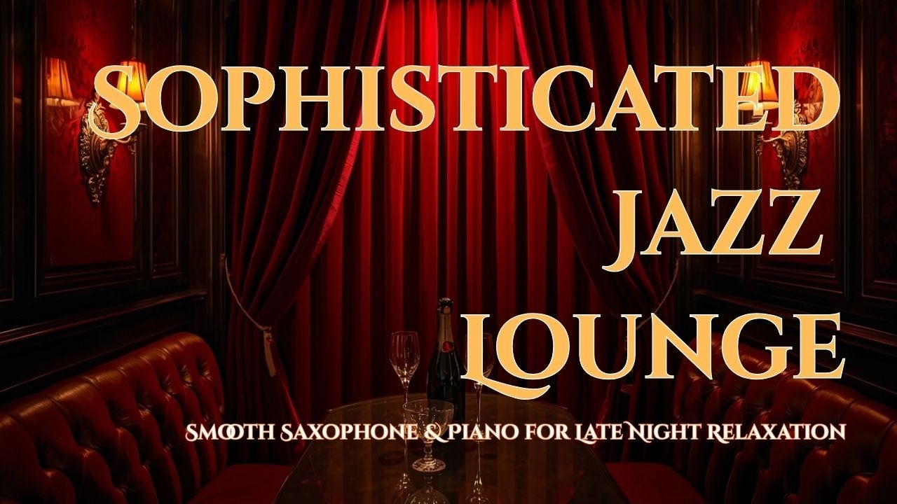 Sophisticated Jazz Lounge ☕ Smooth Saxophone & Piano for Late Night Relaxation | 2 Hours