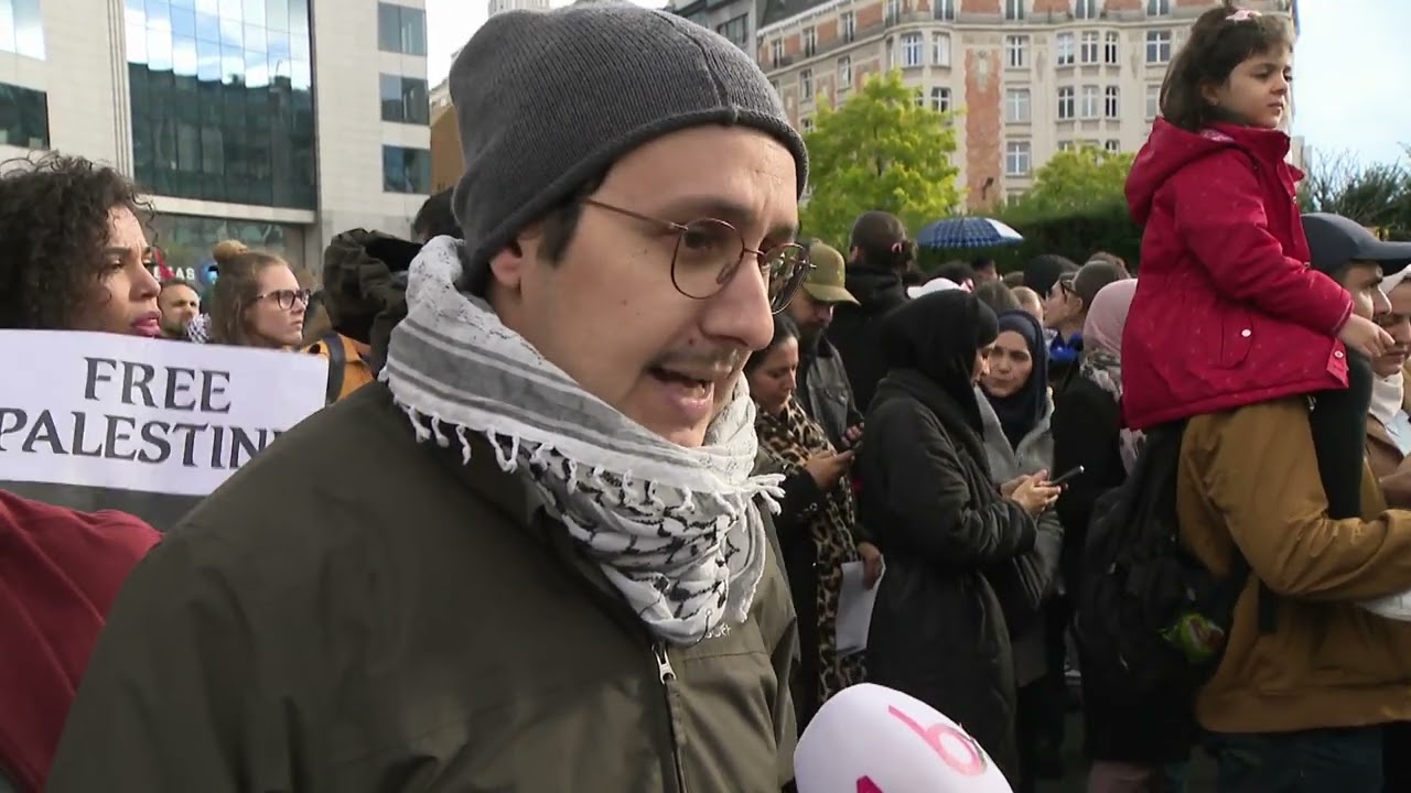Près de 12.000 manifestants en soutien à la Palestine dans les rues de Bruxelles