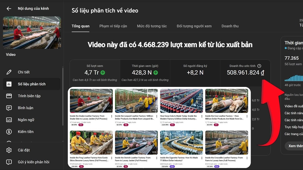 Hơn 500 Triệu/ Video Với Key Quy Tr&igrave;nh Sản Xuất - Share Key V&agrave; Hướng Dẫn Quy Tr&igrave;nh L&agrave;m B&aacute;n Content