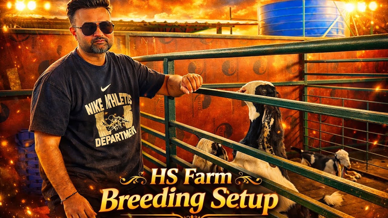 HS Farm Breeding Setup Tour With Hysham Bhai & Bakriyo Ki Special Diet