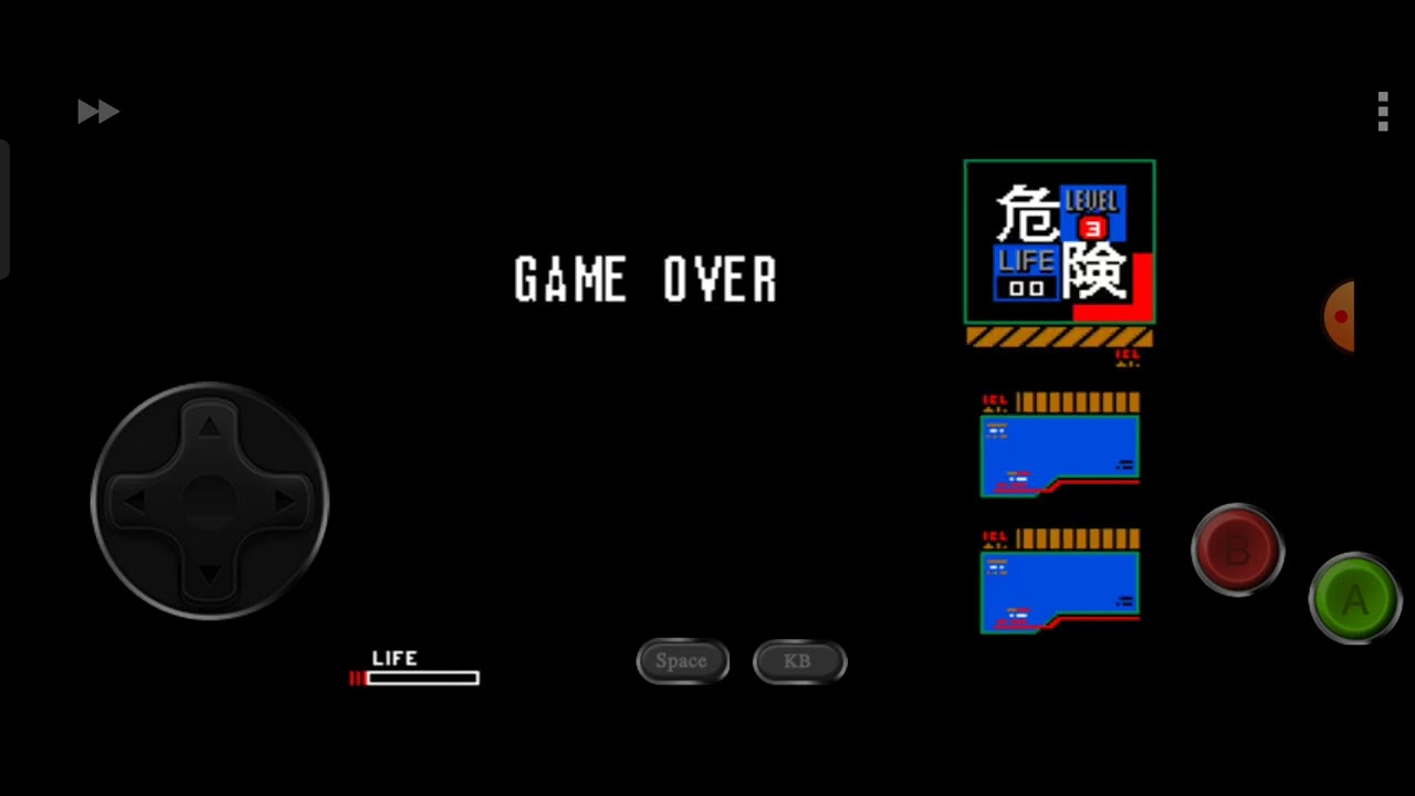 metal gear 2 solid Snake (japan) (MSX 2) game over