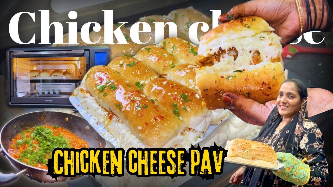 |• Chicken Slider🍔Chicken Cheese Pav Recipe | R City Mall Shopping 🛍️ Vlog 2024