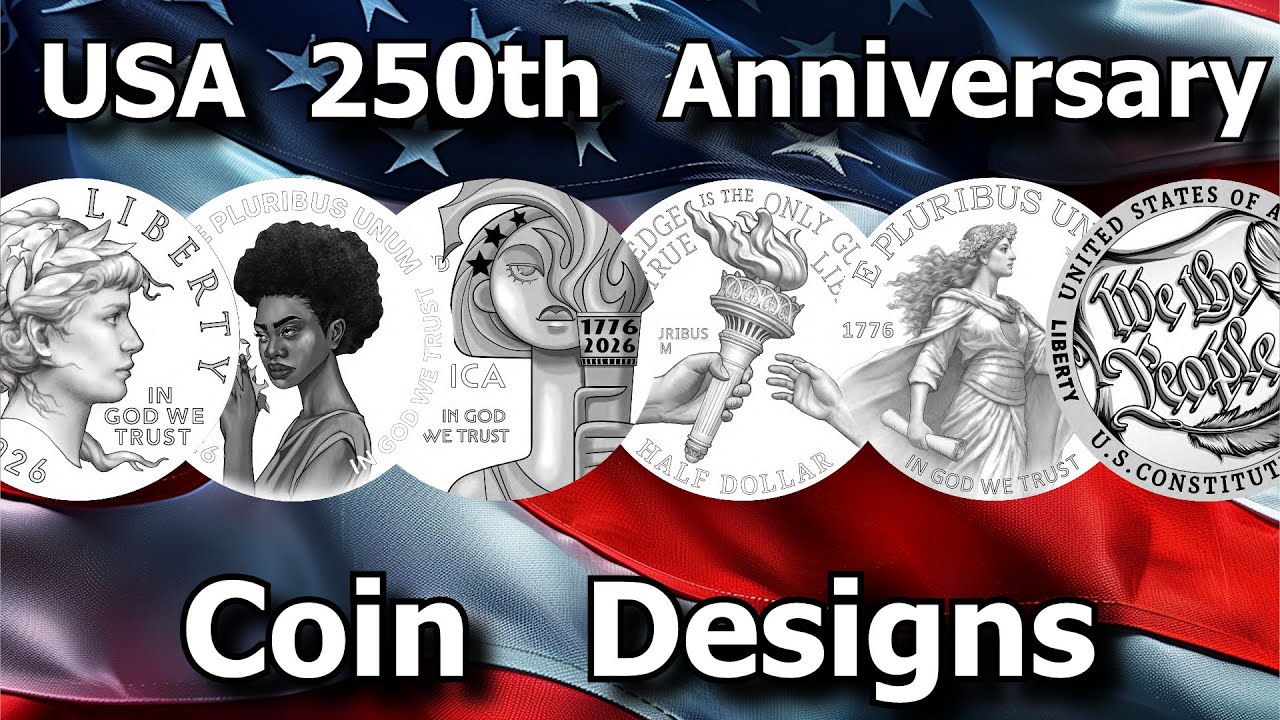 2026 250th Anniversary Coin Designs Proposed