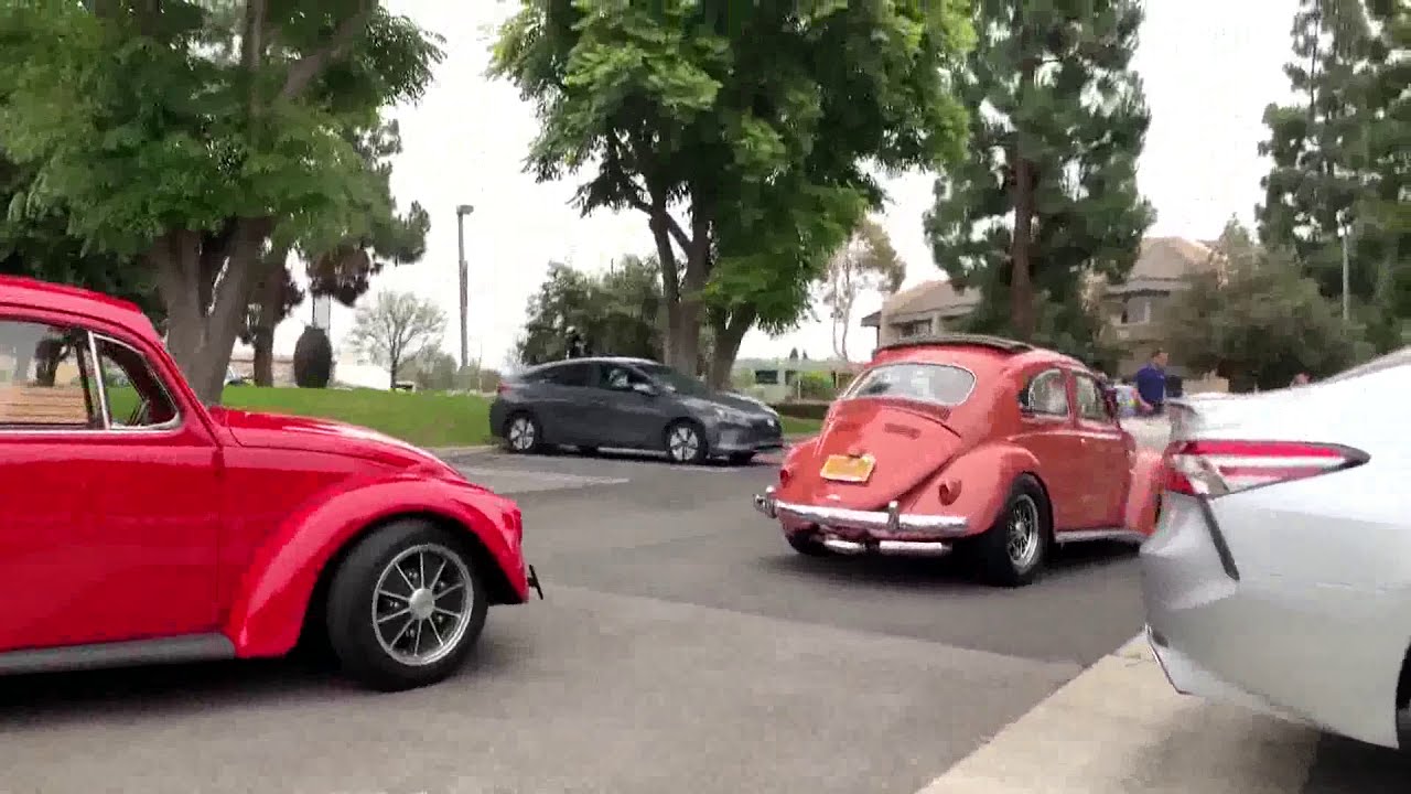 Hot VW cars and coffee So Cal DKP Cal Look Bug El PRADO OCTO