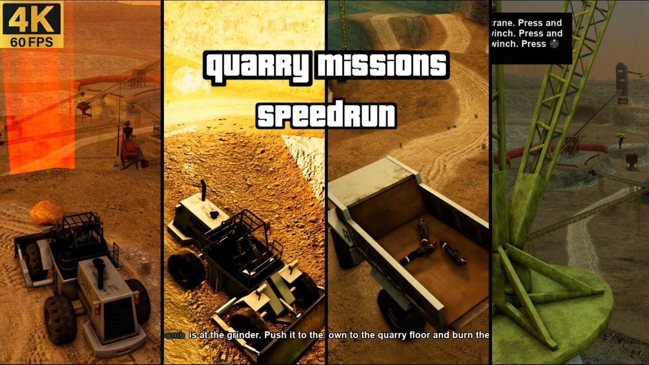 GTA San Andreas : The Definitive Edition : Quarry Asset [4K]