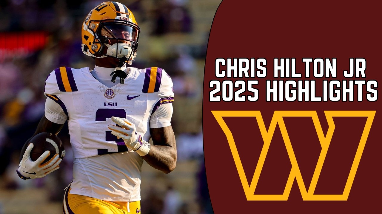 Chris Hilton Jr. Highlights 🔥 | Welcome to the Commanders
