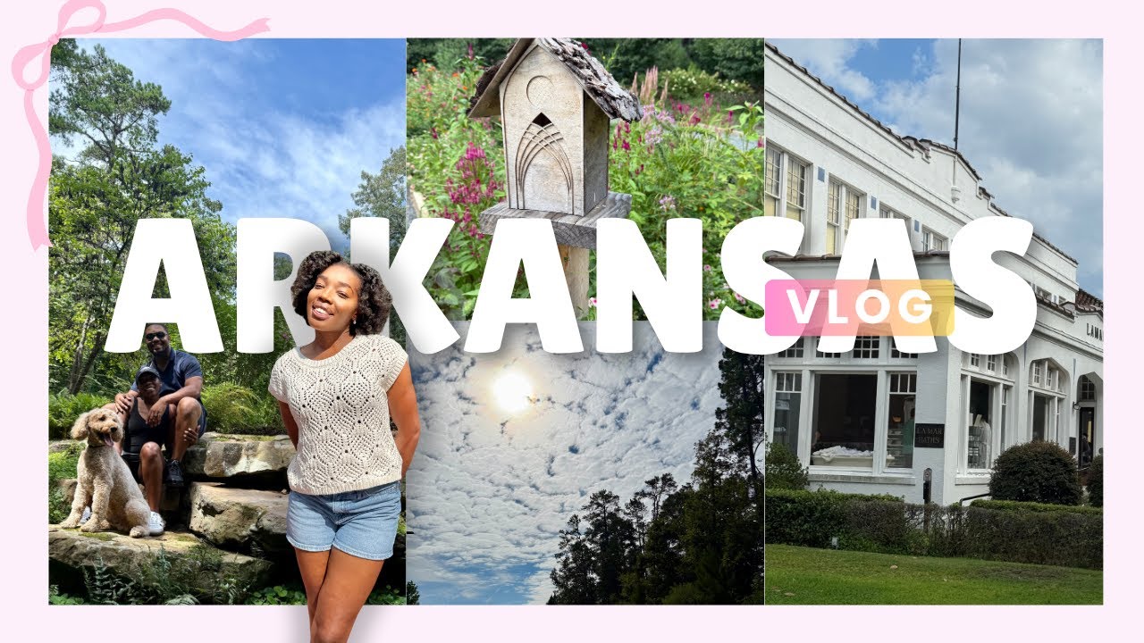 Arkansas Road Trip Vlog | Hot Springs Adventures & Bathhouse Row