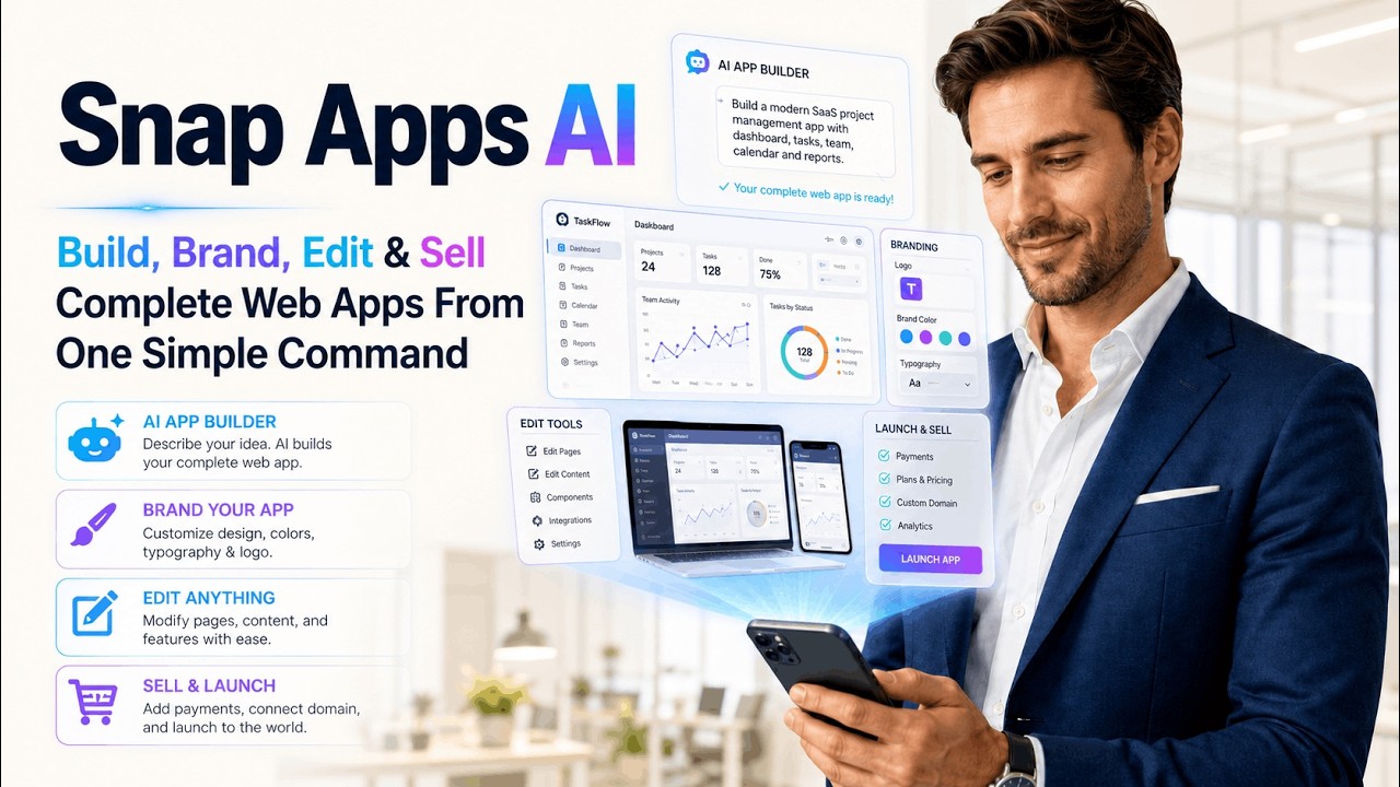 Snap Apps AI Review 2026 &ndash; Build & Sell White-Label AI Apps From Your Phone