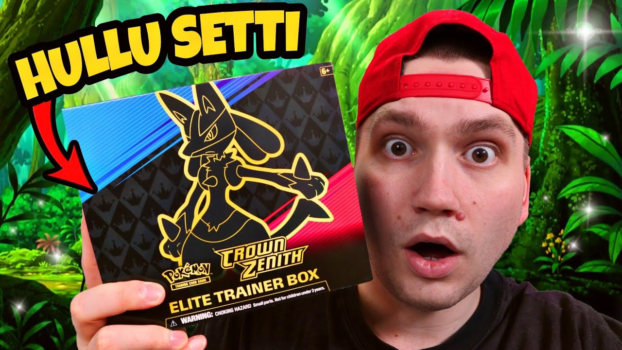 UUS POKEMON SETTI ON TÄÄLLÄ! | Crown Zenith ETB