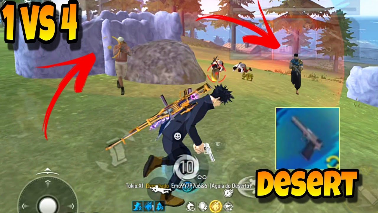 SOLO VS SQUAD COM A NOVA DESERT NA RANQUEADA, FREE FIRE NOVA ATUALIZAÇÃO 