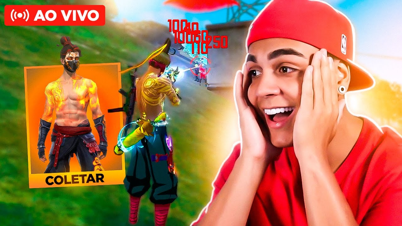 💙 FREITAS AO VIVO 💙 ESSA NOVA SKIN É PERFEITA 💙 FREE FIRE MOBILE 💙 LIVE ON! 💙