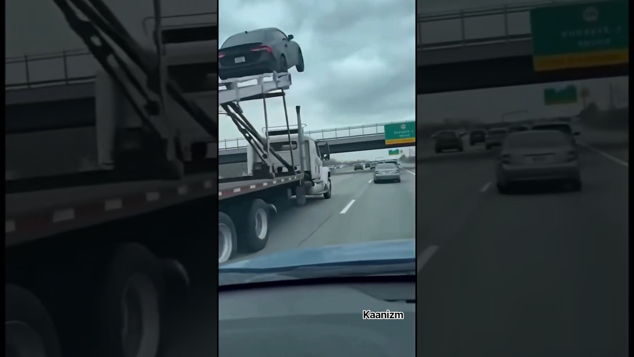 Watch out 😮.                                    #carcrash #accident #traffic #usa #viral
