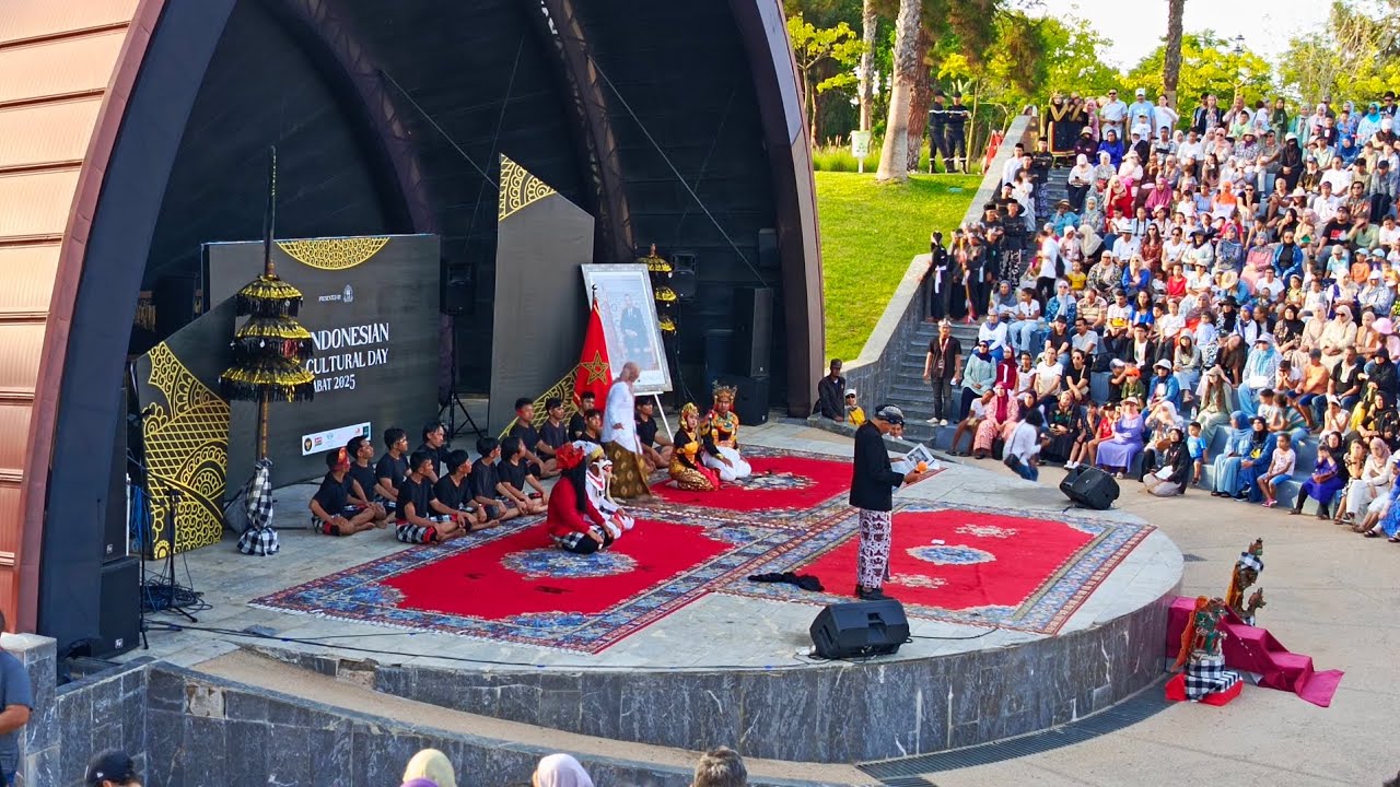 Indonesian Cultural Day 2025 in Park Hassan II, Rabat Morocco Africa
