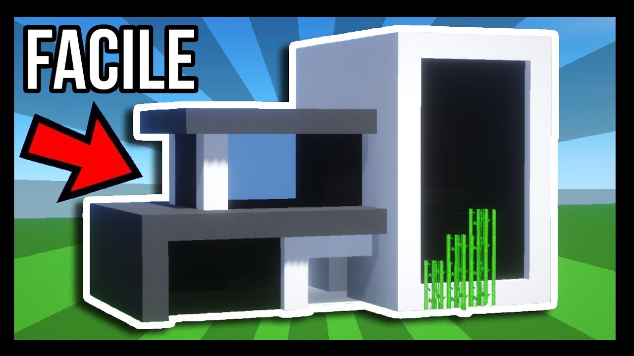 COMMENT CONSTRUIRE UNE MAISON MODERNE ? 🏠🏠 Tuto Build Minecraft