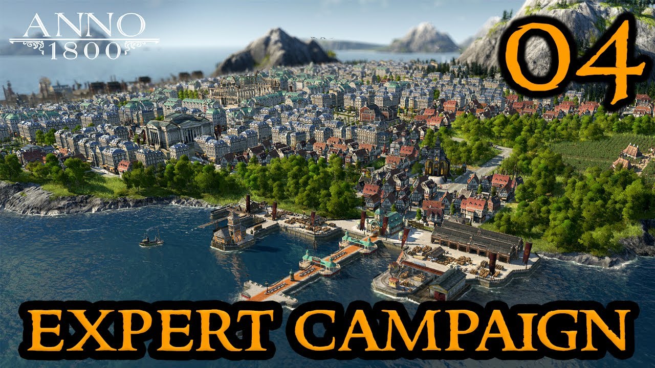 DITCHWATER - кампания Anno 1800, градостроитель EXPERT на САМОМ ВЫСОКОМ уровне сложности || Часть...