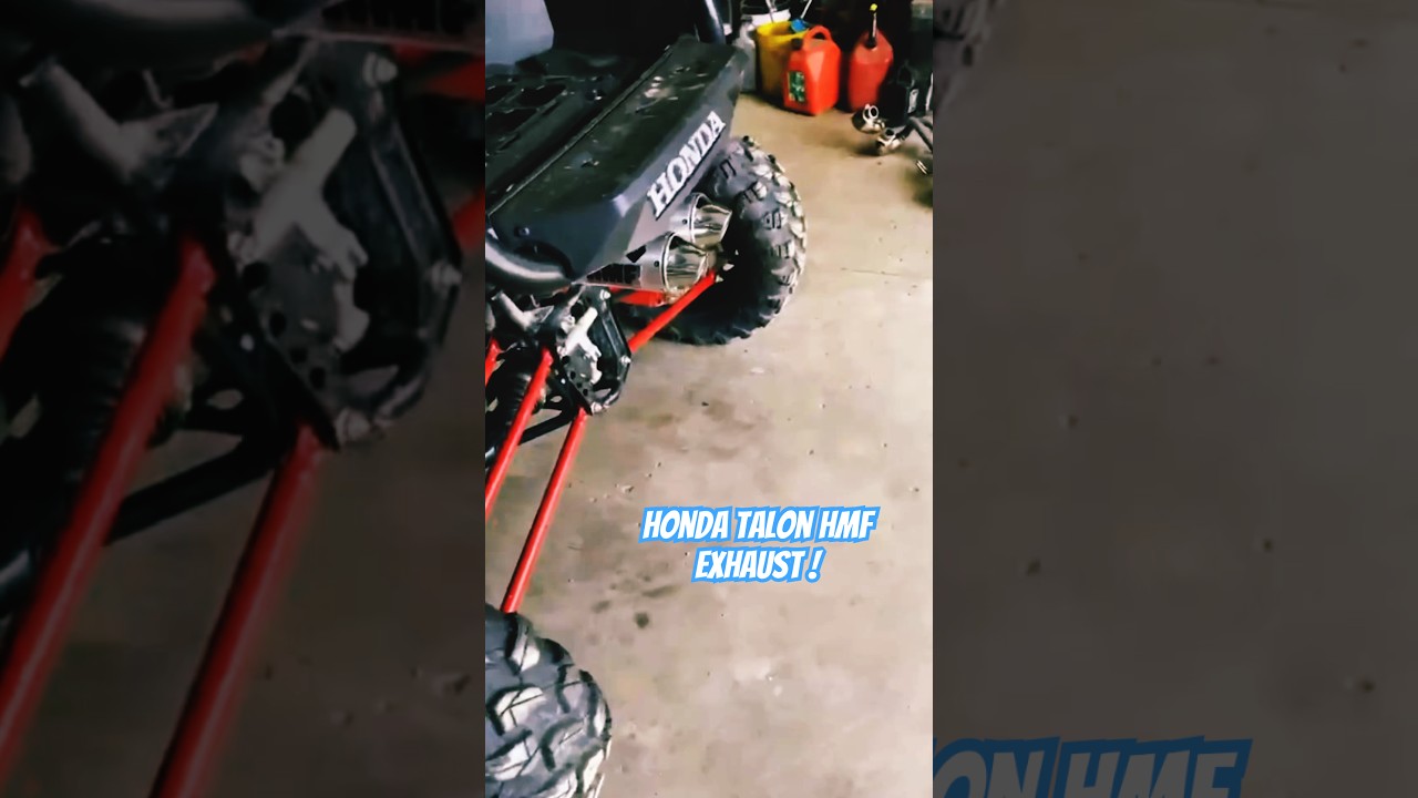 Best sounding exhaust!: Honda Talon 1000R with an HMF Full exhaust system! #honda #automobile #fyp