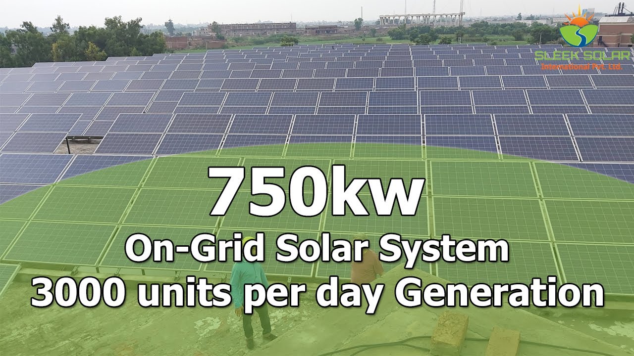 OnGrid 750kw Solar System Site Visit at Riaz Enterprises Faisalabad by Sleek Solar