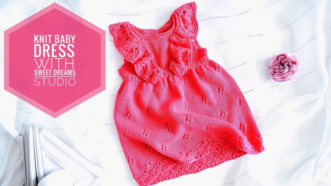 KNIT Baby Dress  