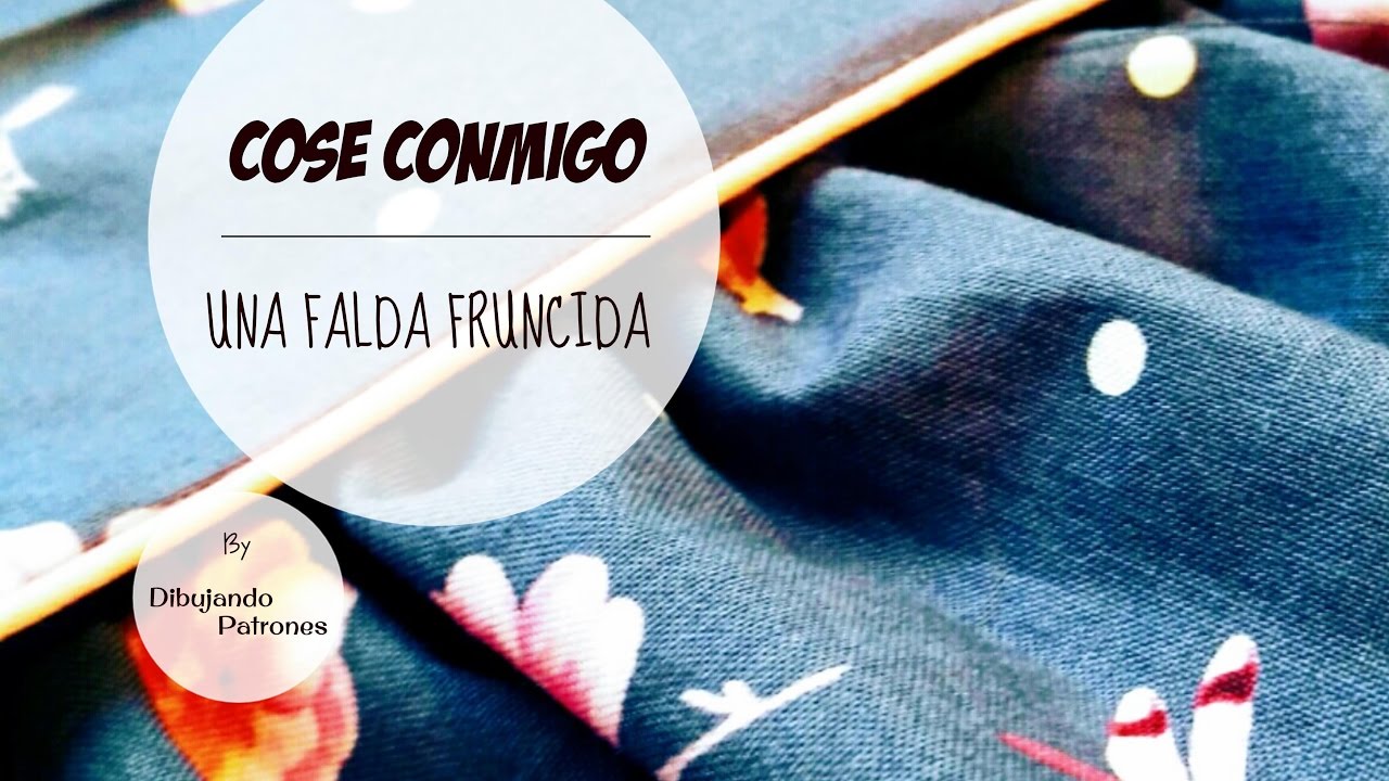 Cose conmigo: una falda fruncida