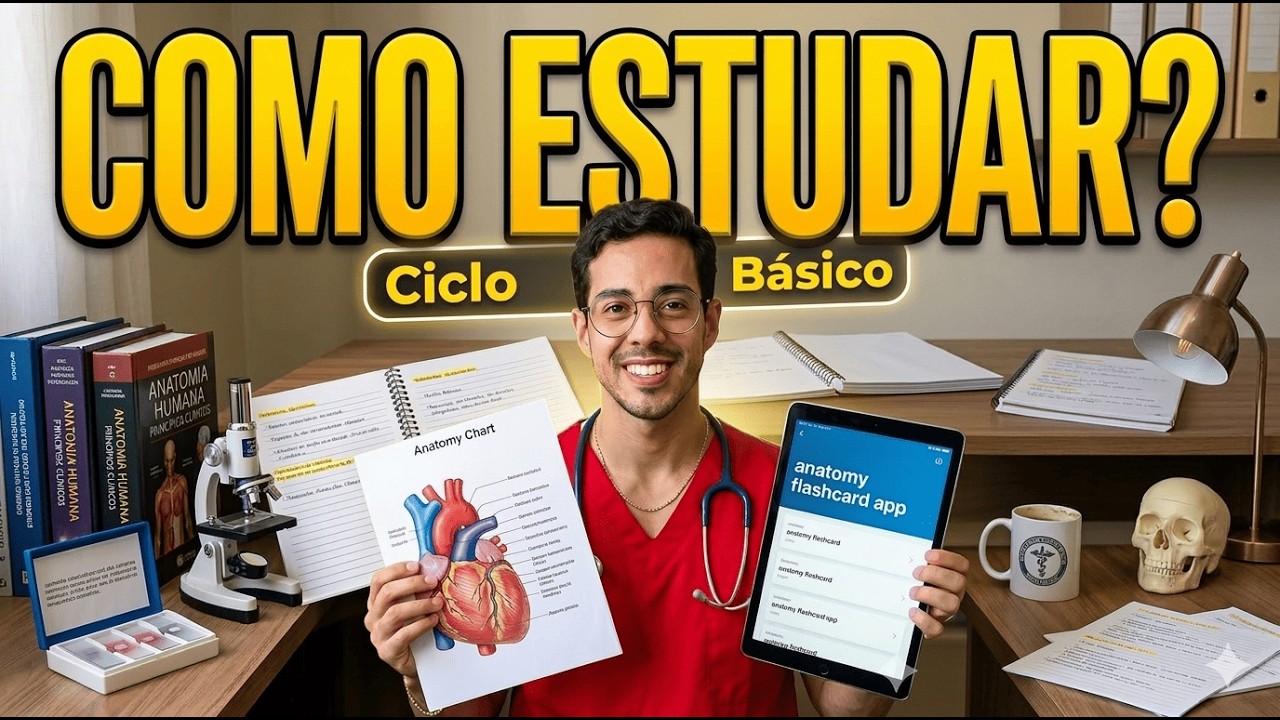 Você estuda mas não retém? Assista isso antes do Ciclo Básico da Medicina