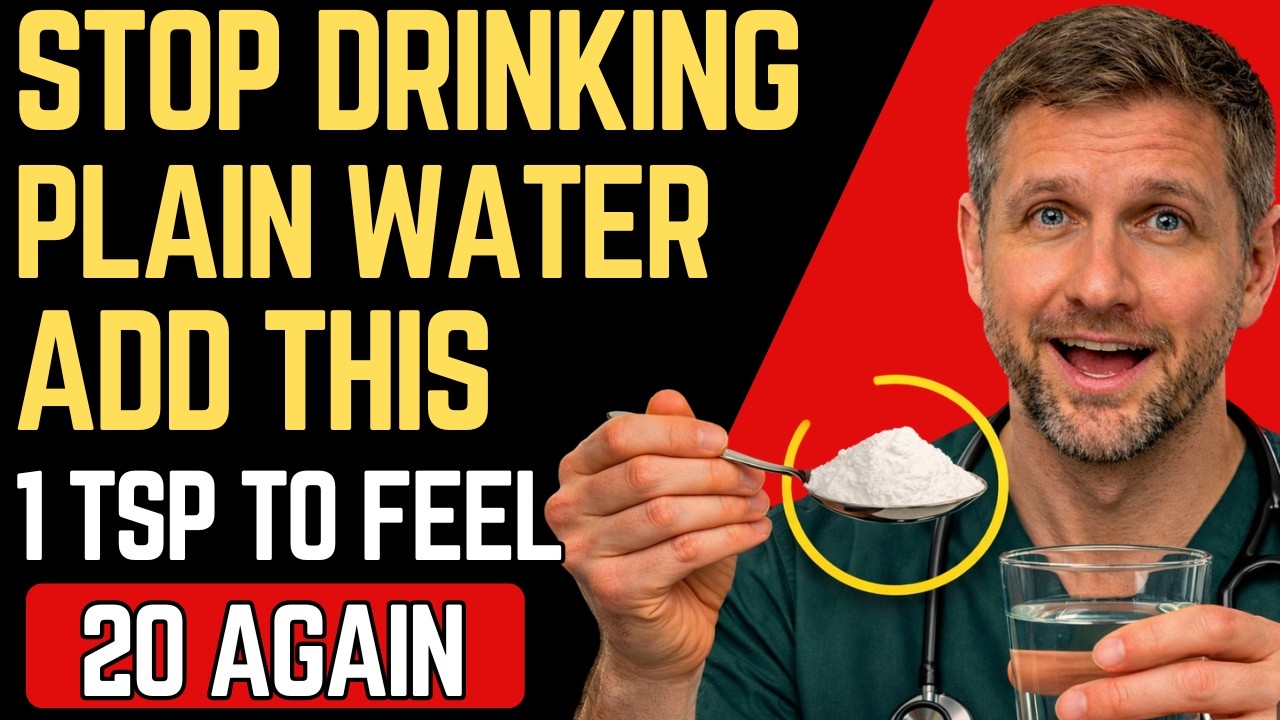 Don't Drink Plain Water Again After 60 — THIS 1 Trick Boosts Blood Flow Fast