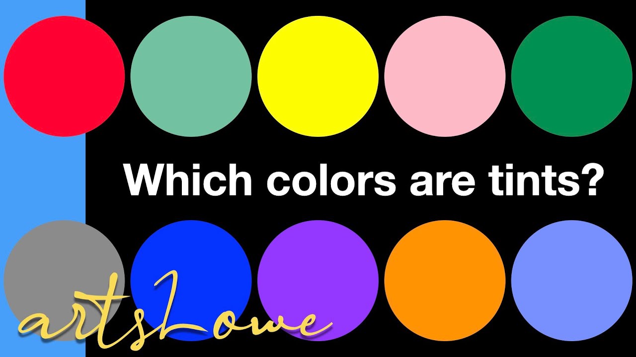 Tints | How to Mix Colors | Let's Learn About Art | artsLowe