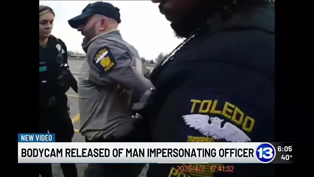 Body camera footage of man impersonating officer released